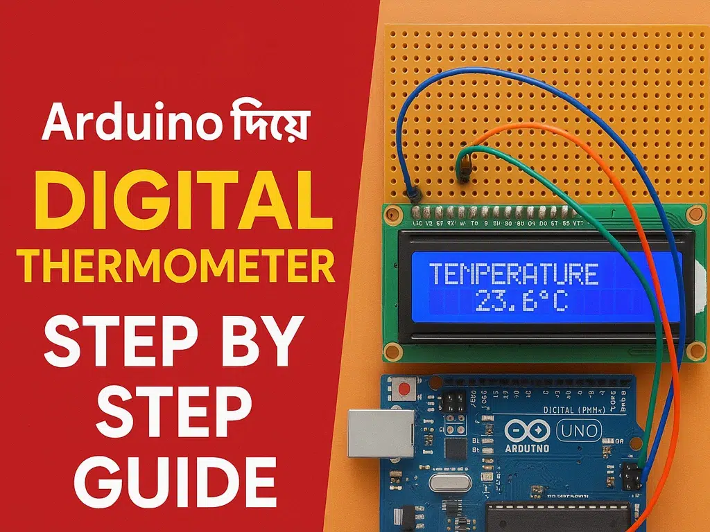 Digital thermometer using Arduino