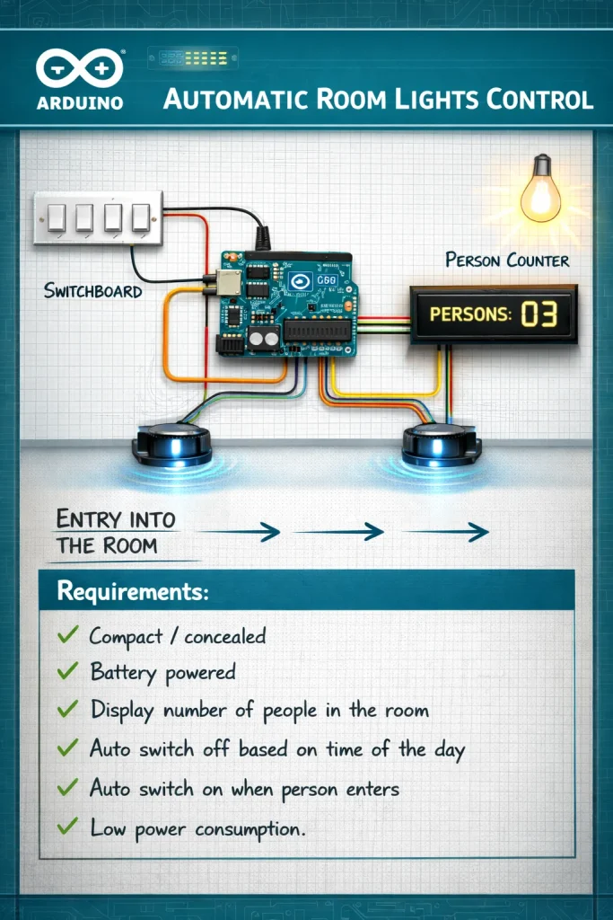 Arduino automatic room light