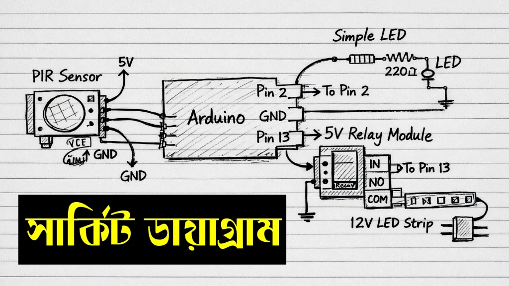 Arduino-motion-sensor-lights-circuit-diagram