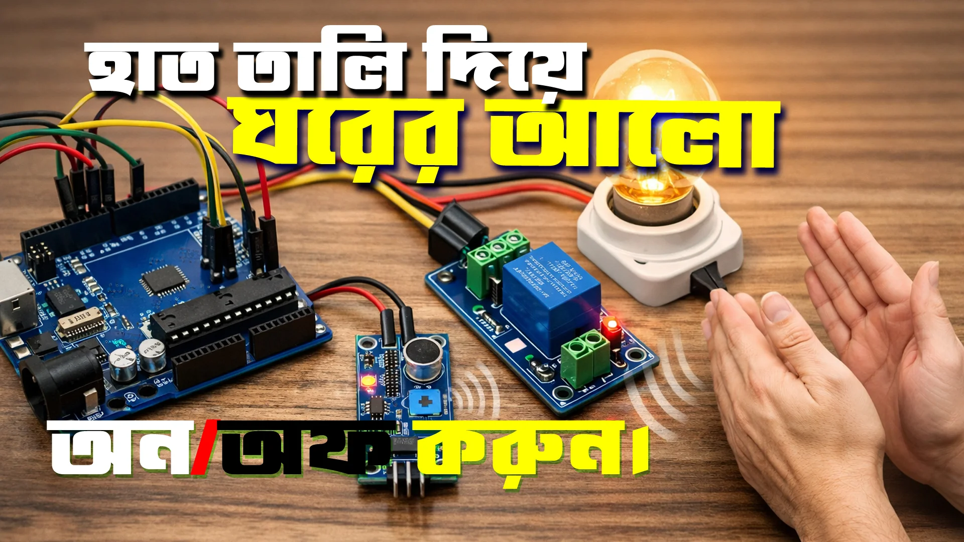 Clap Switch Project using Arduino