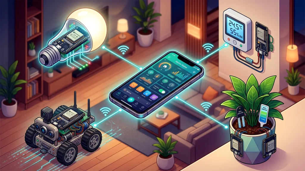 Smart home project made with ESP32